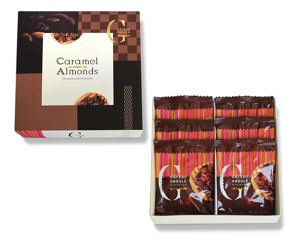 Caramel Almonds チョコキャラメルアーモンド(6枚入)